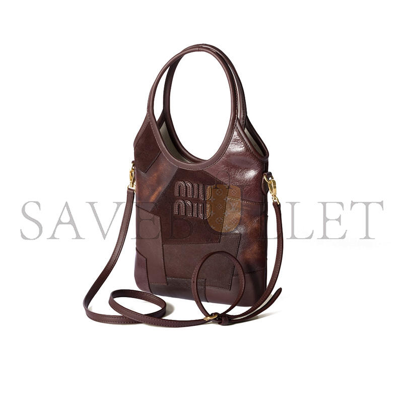MIU MIU IVY LEATHER HANDBAG 5BA281 (24*20cm) MIU MIU IVY LEATHER HANDBAG 5BA281 (24*20cm)